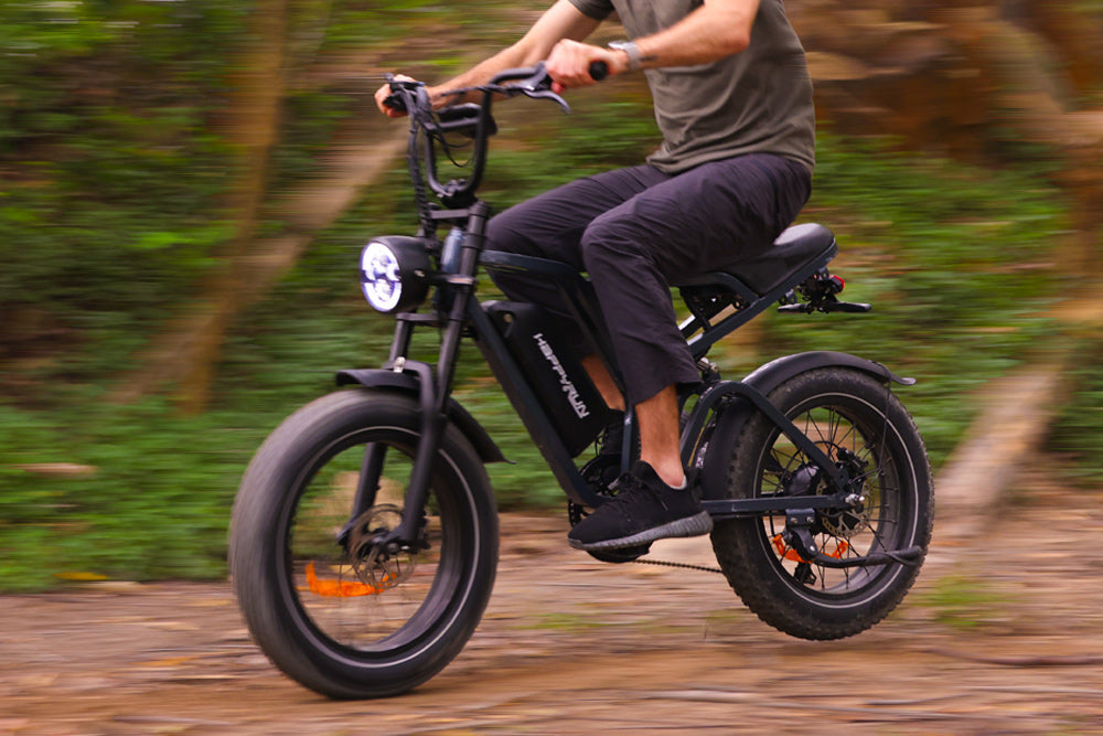 Happyrun Tank G60 Pro 1000W Moped Style Offroad Electric Bike