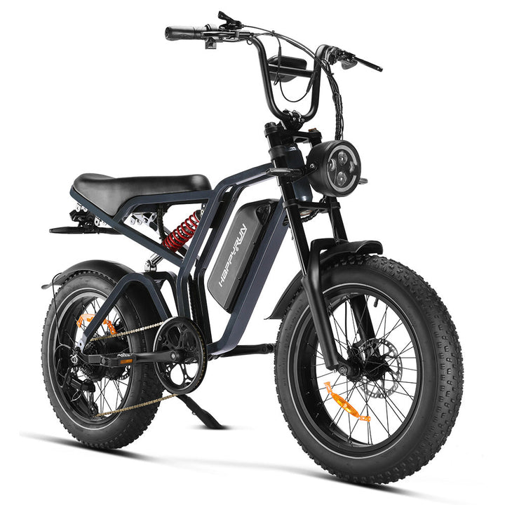 Happyrun Tank G60 Pro 1000W Moped Style Offroad Electric Bike