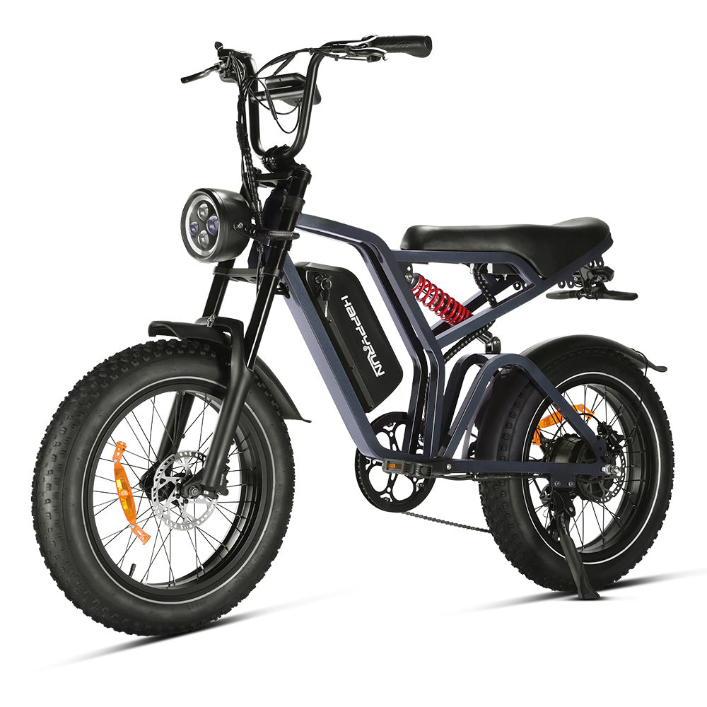 Happyrun Tank G60 Pro 1000W Moped Style Offroad Electric Bike