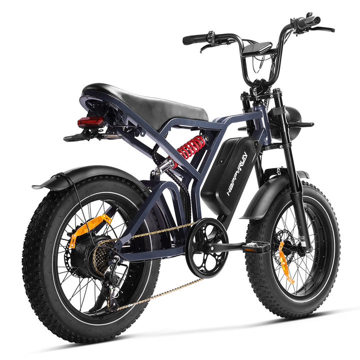 Happyrun Tank G60 Pro 1000W Moped Style Offroad Electric Bike